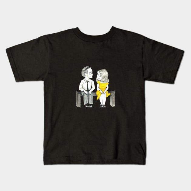 Lovely Night - La La Land Kids T-Shirt by conshnobre